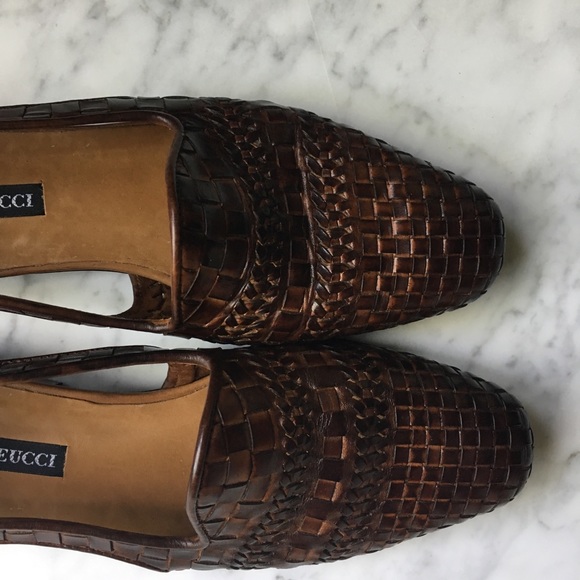 SOLD :: Vintage 80s Woven Open Side Flats - Picture 7 of 8